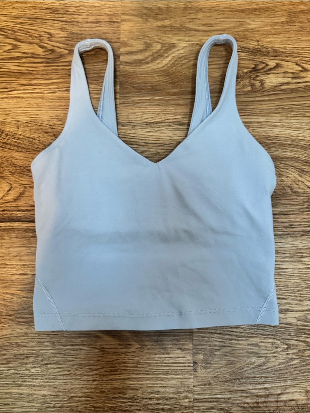 lululemon Align Tank Light Blue Cropped V-Neck